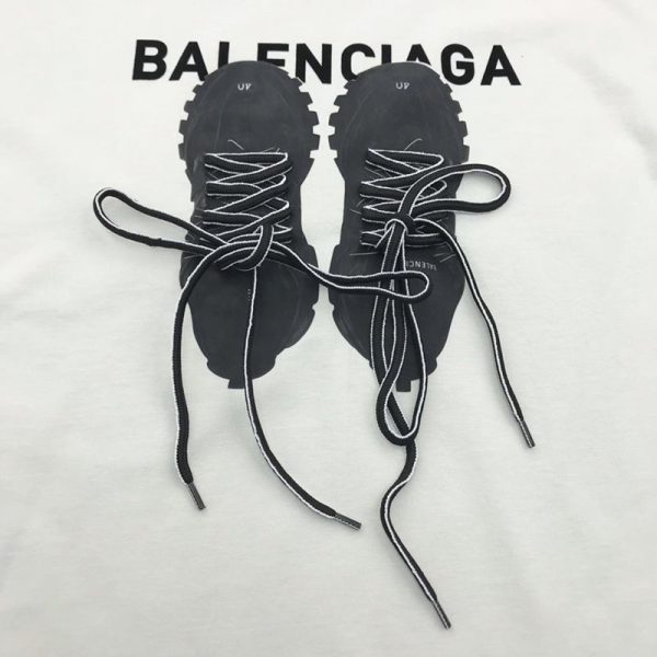 人気No1【バレンシアガ】ロゴ入りコットンTシャツ スーパーコピー bar05197 - 画像 (5)