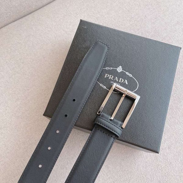 21-22AW プラダ リバーシブル ベルト スーパーコピーN級品 3.5cm pug07951 - 画像 (6)
