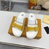日本未入荷ルイヴィトン サンダル 偽物 LVトレイナー ライン モノグラム レザー 4色 vui95677 - 画像 (2)