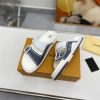 春もの新作ルイヴィトン サンダル コピー LVトレイナー ライン モノグラム レザー vul55681 - 画像 (2)