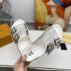 日本未入荷ルイヴィトン サンダル 偽物 LVトレイナー ライン モノグラム レザー vuv68461 - 画像 (3)