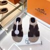 目を惹くカラーエルメス フラット サンダル オラン エクリュ Hモチーフ コピー ミュール erw49437 - 画像 (6)