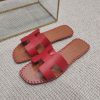 超話題!エルメス Oran sandal 偽物 オラン レザー＆キャンバス サンダル erc54412 - 画像 (5)