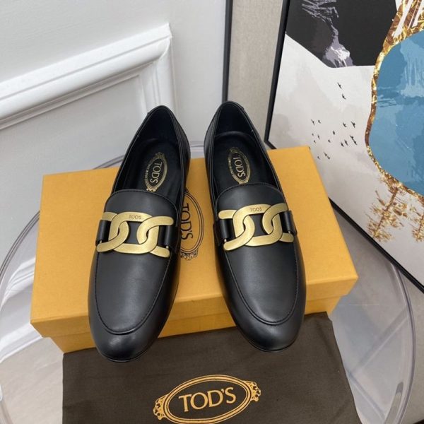 目を惹くカラーTODS コピー ケイトレザーローファー tod14968 - 画像 (2)
