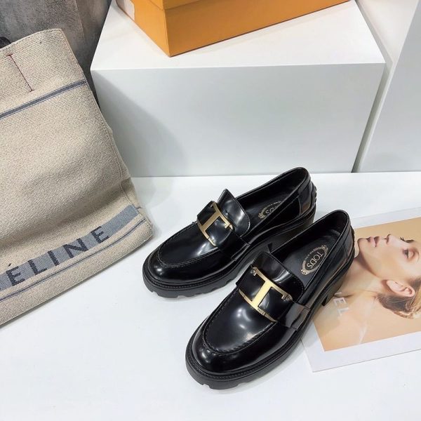 関税送料込 TODS レザー Tタイムレスメタル ローファー 偽物 toh52401 - 画像 (3)