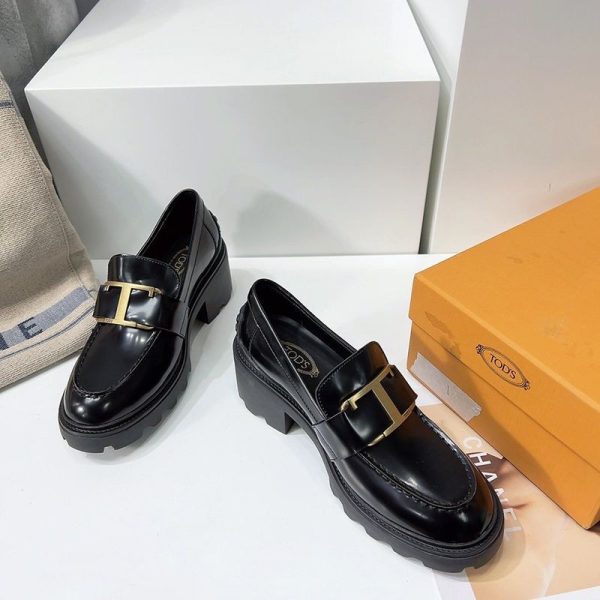 関税送料込 TODS レザー Tタイムレスメタル ローファー 偽物 toh52401 - 画像 (5)