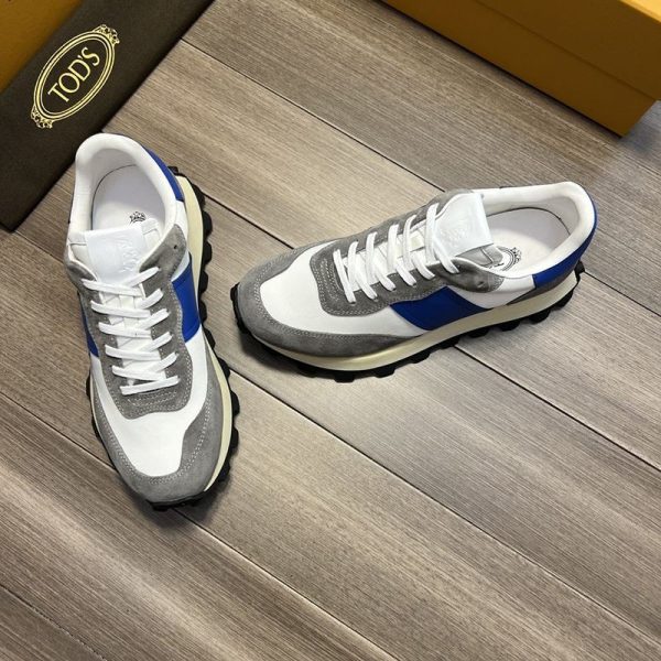 《大人気》TODS スーパーコピー スエード＆ファブリックスニーカー toq41241 - 画像 (2)