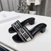 ☆超人気☆ディオール お洒落な 偽物 ☆ヒールスリッパ☆ サンダル モダン 4㎝ dey67755 - 画像 (5)