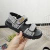 21-22AW ディオール サンダル カーフ コピー レザーソール ロゴ dew85046 - 画像 (7)