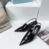 日本未入荷【プラダ】ロゴ プレックス サンダル ブラック レザー コピー puk64400 - 画像 (5)