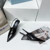 日本未入荷【プラダ】ロゴ プレックス サンダル ブラック レザー コピー puk64400 - 画像 (7)
