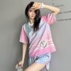 【夏らしいカラー♪】ルイヴィトン グラデーション T シャツ 偽物 vuj26879 - 画像 (3)