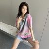 【夏らしいカラー♪】ルイヴィトン グラデーション T シャツ 偽物 vuj26879 - 画像 (5)