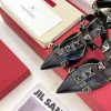 一目惚れ♪ヴァレンティノ パンプス 偽物 ローマンスタッズ カーフスキン パンプス Vux97327 - 画像 (6)