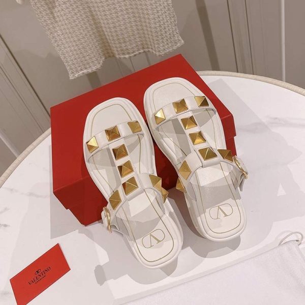 お洒落に♪ヴァレンティノ リベット 厚底サンダル 偽物 【追跡付】 Vud86692 - 画像 (6)