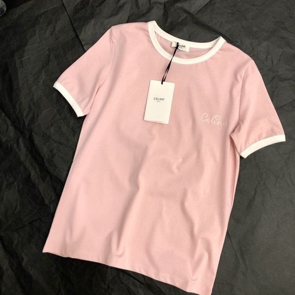 22SS限定 セリーヌ Tシャツ スーパーコピー コットンジャージー 2色 Ceq61358 - 画像 (4)