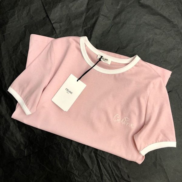 22SS限定 セリーヌ Tシャツ スーパーコピー コットンジャージー 2色 Ceq61358 - 画像 (5)
