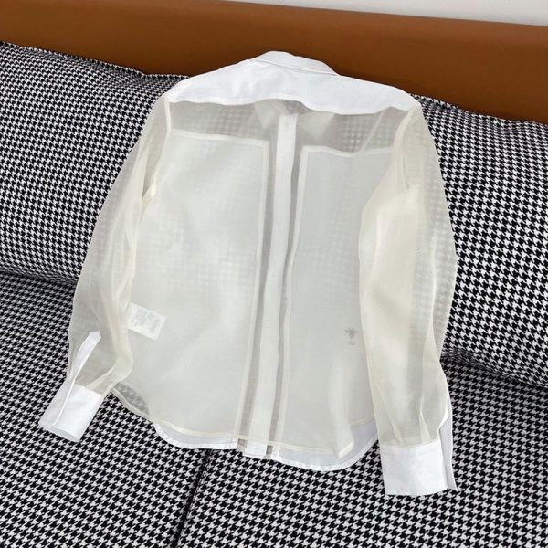 【日本未発売】ディオール ブラウス シャツ シルク オーガンジー スーパーコピー ded62142 - 画像 (3)