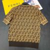 入手困難フェンディ×ヴェルサーチェ フェンダーチェ 偽物 FFロゴ プリント Tシャツ feg02527 - 画像 (4)