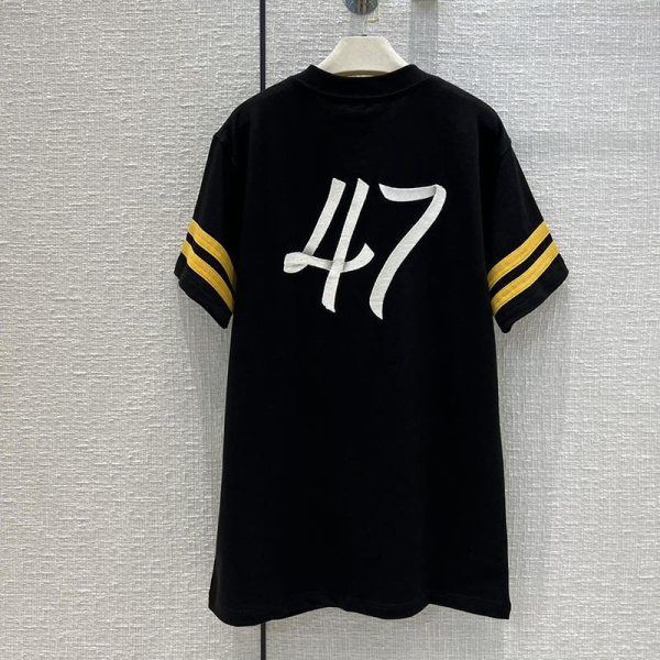 2022AW新作ディオール オーガニックコットンジャージー Tシャツ 偽物 293J659A0554C980 - 画像 (2)