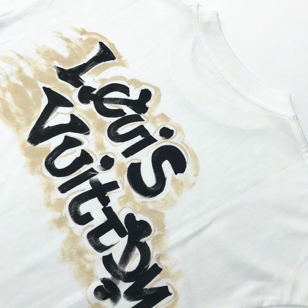 目を惹くカラールイヴィトン エスカルプリンテッドTシャツ 偽物 2色 vui20578 - 画像 (4)