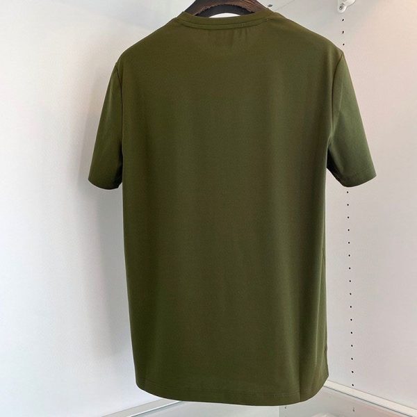 21-22AW【エルメス】レザーパッチロゴ コットン Tシャツ コピー erl28714 - 画像 (2)