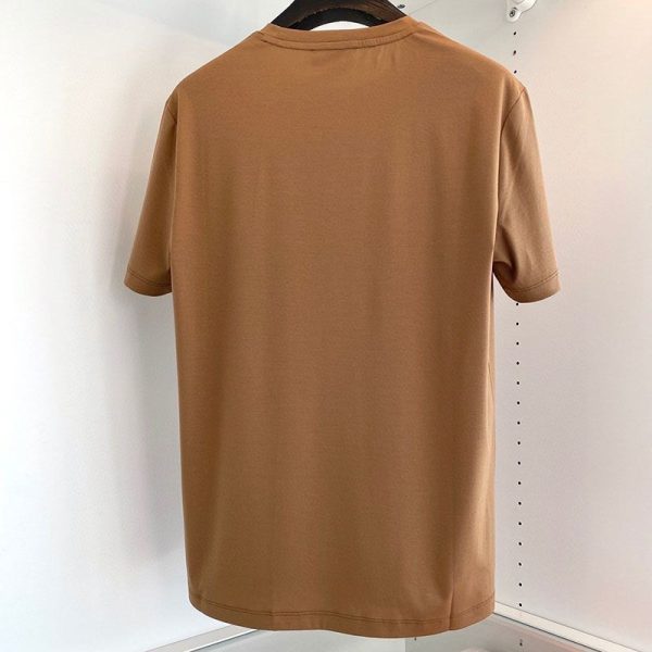 人気急上昇【エルメス】レザーパッチロゴ コットン Tシャツ パロディ eru71014 - 画像 (2)