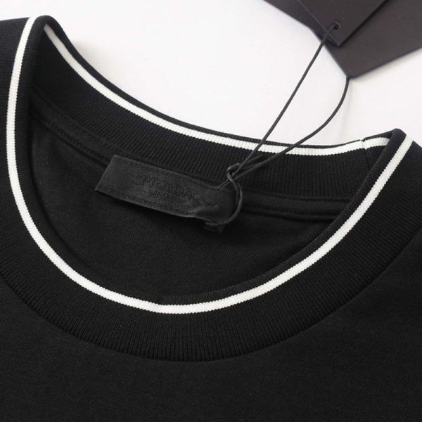 稀少プラダ コットンTシャツ スーパーコピー 半袖 ロゴ puc37563 - 画像 (5)
