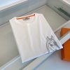 目を惹くカラー【エルメス】半袖 Tシャツ スーパーコピー コットン 100% ern02368 - 画像 (5)