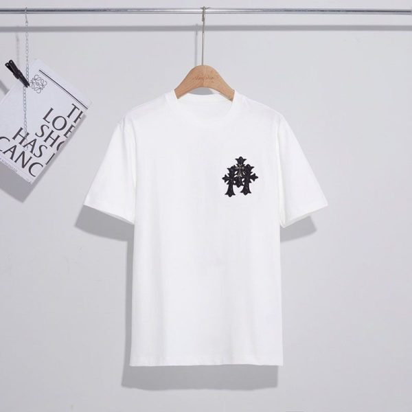 定番★入手困難レア!クロムハーツ スーパーコピー トリプルクロスロゴ Tシャツ 2色 Kuo25360 - 画像 (2)