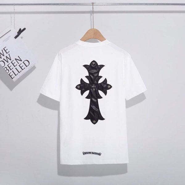 定番★入手困難レア!クロムハーツ スーパーコピー トリプルクロスロゴ Tシャツ 2色 Kuo25360 - 画像 (3)