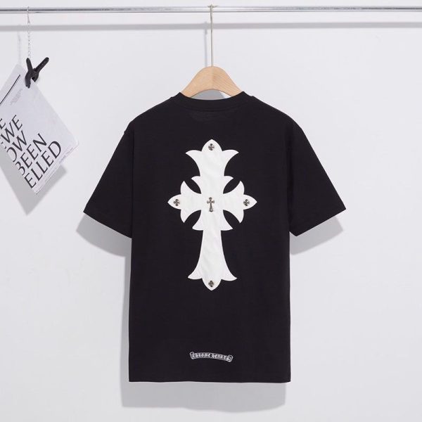 定番★入手困難レア!クロムハーツ スーパーコピー トリプルクロスロゴ Tシャツ 2色 Kuo25360 - 画像 (6)