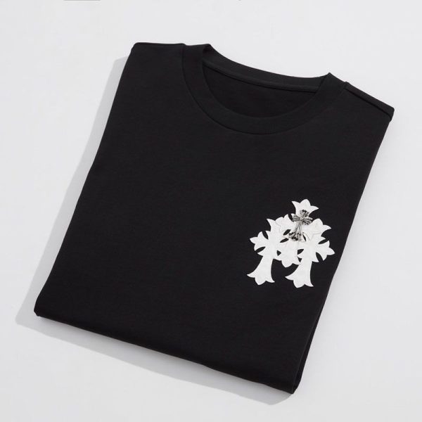 定番★入手困難レア!クロムハーツ スーパーコピー トリプルクロスロゴ Tシャツ 2色 Kuo25360 - 画像 (7)