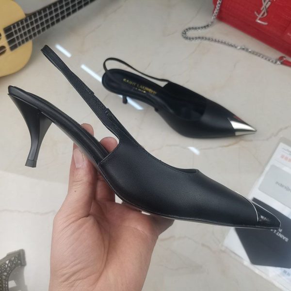 《大人気》サンローラン 偽物◆LOLA モノグラムデニム ロゴ サンダル Sax82486 - 画像 (3)
