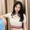 日本未発売☆ミュウミュウ エレガント ニットTシャツ コピー 2色 myc44154 - 画像 (2)