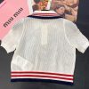 日本未発売☆ミュウミュウ エレガント ニットTシャツ コピー 2色 myc44154 - 画像 (6)