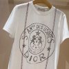 送料込ディオール レディース Tシャツ スーパーコピー コットン&リネン 243T09A4426X0200 - 画像 (2)