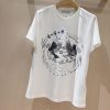 超希少！ギフトOK ★ディオール Tシャツ コピー コットンジャージー&リネン 243T09GE459X0859 - 画像 (2)