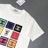 一目惚れ♪シャネル マルチカラーココマークTシャツ 偽物 ショートリーブトップス shj55368 - 画像 (4)