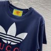 超話題! ディダス×グッチ コットン ジャージ Tシャツ 偽物 guy15669 - 画像 (3)