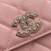 新色☆希少 シャネル キャビアスキン ココマーク 二つ折り長財布 偽物 shq02240 - 画像 (3)