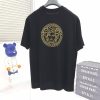 【フェンディ×ヴェルサーチ コピー】☆新作大人気コラボ☆ロゴTシャツ 黑 半袖 fee52485 - 画像 (3)