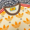 世界中で大人気♪ディダス×グッチ コットン ジャージ Tシャツ 偽物 gus90660 - 画像 (6)