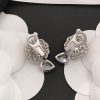 日本未発売 シャネル ホワイトゴールド ダイアモンド・ピアス 偽物 shq70548 - 画像 (4)