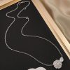 累積売上総額第１位！シャネル カメリア ダイヤモンド ネックレス コピー shl01865 - 画像 (5)