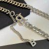 入手困難バレンシアガ 偽物 Bロゴ シルバー チェーン ネックレス bay42677 - 画像 (5)