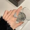 争奪戦ヴァン クリーフ＆アーペル 偽物ドゥ パピヨン リング ミディアム シルバー vat45823 - 画像 (5)