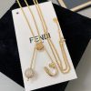 一目惚れ♪フェンディ×ヴェルサーチェ フェンダーチェ コピー ピンブローチネックレス fem99631 - 画像 (5)