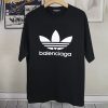 人気No1バレンシアガ アディダス コピー Tシャツ メンズ 2色 bar57901 - 画像 (3)