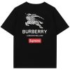 【日本未発売】コラボ シュプリーム × バーバリー ボックス ロゴ Tシャツ 偽物 2色 Bad48161 - 画像 (3)